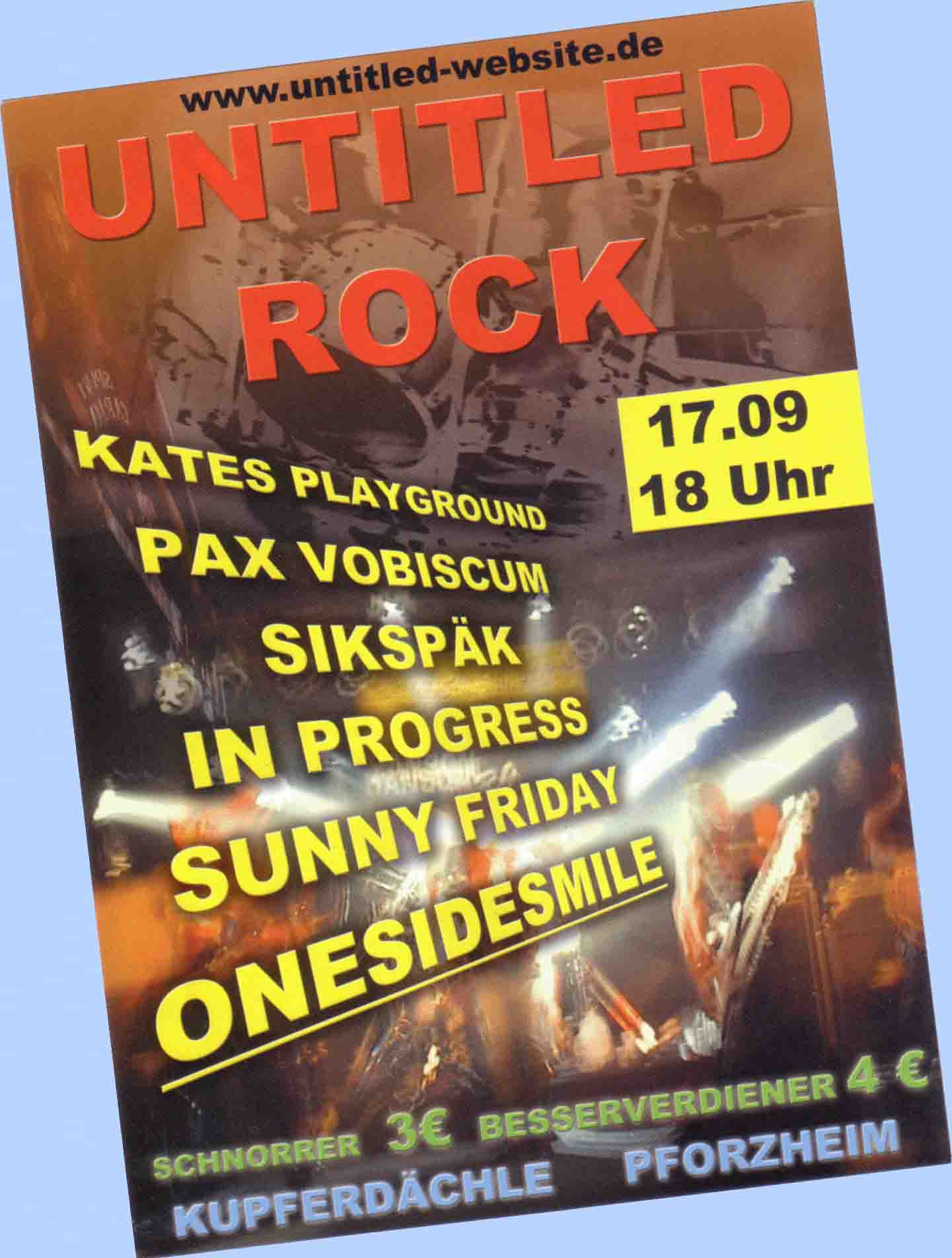 Untitledrock Flyer 17.9.2005